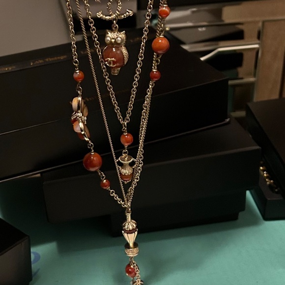 Chanel Paris Greece Multi Layered Necklace - Picture 2 of 5